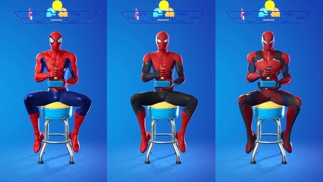 All Spiderman Skins in Fortnite (New Spider-Man Zero) смотреть онлайн