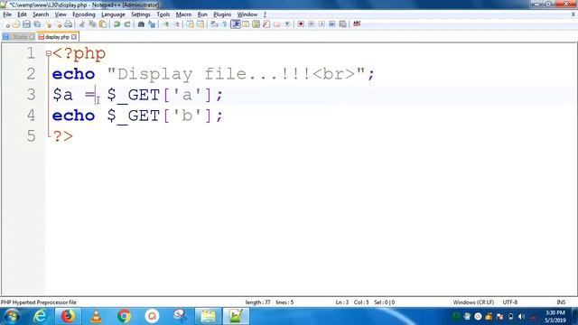 Pass variables using URL | Lesson - 30 | PHP in Hindi смотреть онлайн