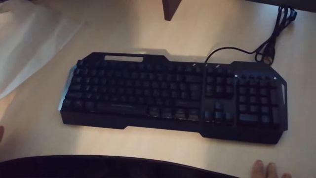 Игровая мембранная клавиатура QCYBER HROM. смотреть онлайн