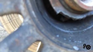 Как снять прикипевший подшипник ступицы