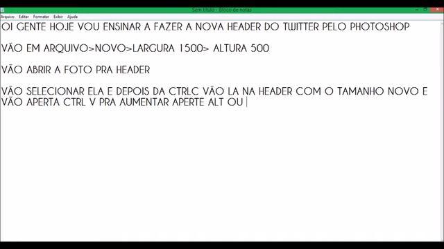 Tutorial: Fazendo A Nova Header Do Twitter Pelo Photoshop (2014) смотреть онлайн