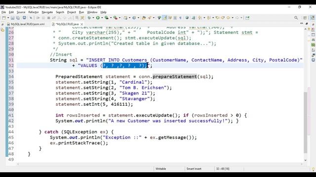 How To Perform Create,Read,Insert,Update,Delete operations using Java JDBC & MySQL DB смотреть онлайн
