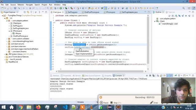 Java Design Patterns: Adapter Design Pattern смотреть онлайн