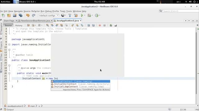 EJB - calling from both inside and outside of the Netbeans 8.0 (local and remote) смотреть онлайн