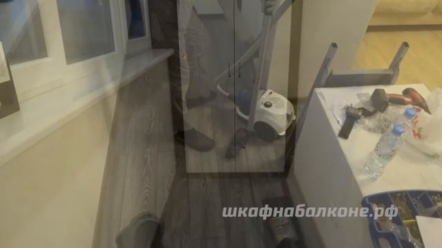 Шкаф для Балкона в Москве. Видео-отзыв клиента. смотреть онлайн