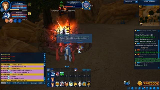 ZDC Digimon Master World デジモン D13P44 UOLeveled Raid Boss Method and Infinity Mountain Questing Star смотреть онлайн