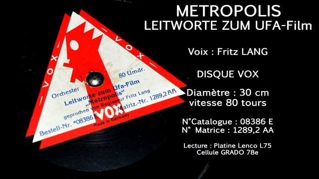 METROPOLIS : Présentation par Fritz LANG. смотреть онлайн