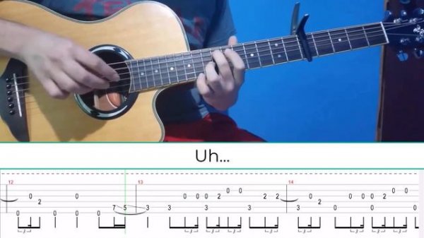 Changes - XXXTENTACION | Fingerstyle Guitar | TAB + Lyrics + Chords