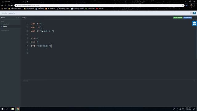 JavaScript 5 - Uninitialized Variables смотреть онлайн