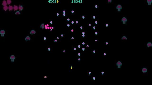 Centipede revision 3 MAME Gameplay video Snapshot -Rom name centiped- смотреть онлайн