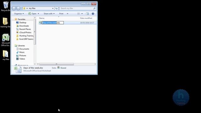 Excel basics: Renaming a workbook смотреть онлайн