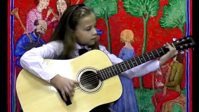 Танец  Ф  Карулли  на гитаре -  Валерия Карпова