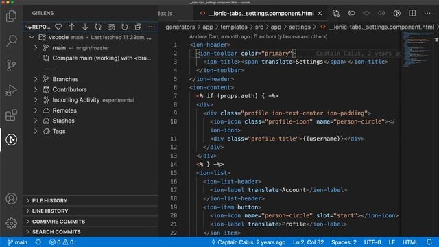 Source Control Tip 18: GitLens смотреть онлайн