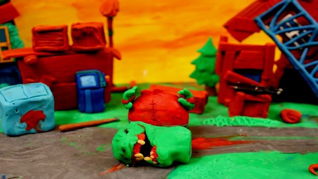 Angry Birds Zombies Part 12 (Claymotion)Stopmotion