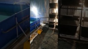 Отопление и обогрев узв печкой часть 1