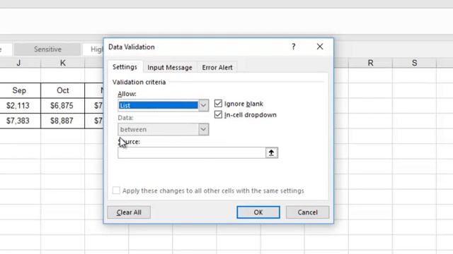 Excel Tip Data Validation LIST смотреть онлайн