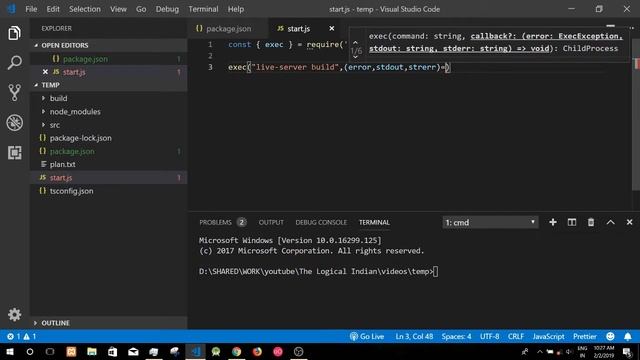 automate shell commands using nodejs | Make life easier смотреть онлайн