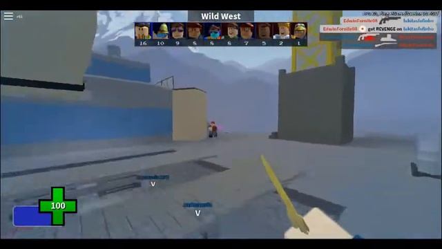 how i finish with golden knife - roblox arsenal смотреть онлайн