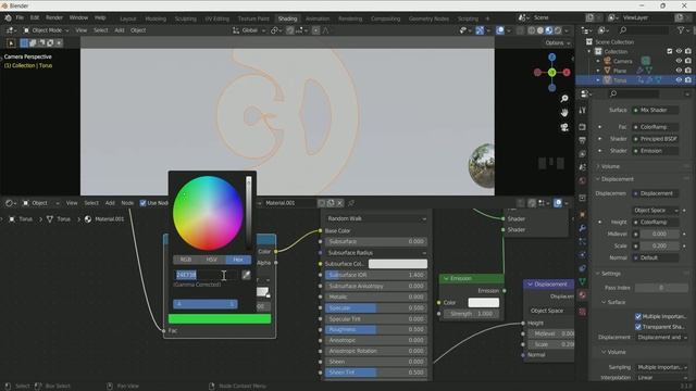 Blender Tutorial | Easy Sci-fi Abstract Geometry Shape Tutorial | Blender Animation смотреть онлайн