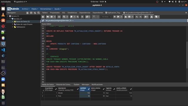 TRIGGERS / DISPARADORES [INSERT] - PostgreSQL [4] смотреть онлайн