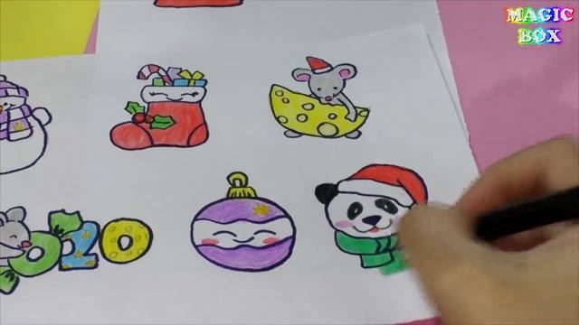 Новогодние наклейки своими руками Как их сделать из бумаги без клея смотреть онлайн