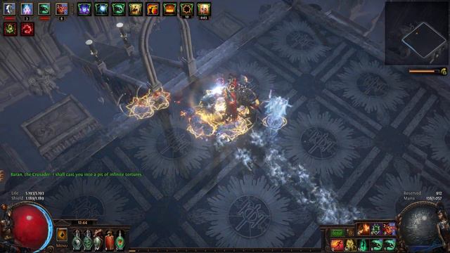 poe 3.19 SRS Guardian Build | Baran DPS Showcase смотреть онлайн