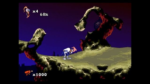 Червяк Джим 2 Earthworm Jim 2 секреты прохождения игры для приставки Сега смотреть онлайн