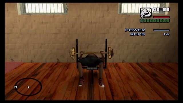 GTA San Andreas Идем Качатся #качалка смотреть онлайн