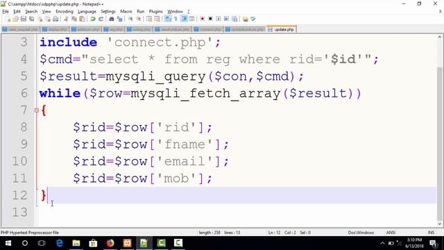 How to Update | Edit Records in Database using PHP MySQL Part-2 | PHP Tutorials in Gujarati смотреть онлайн