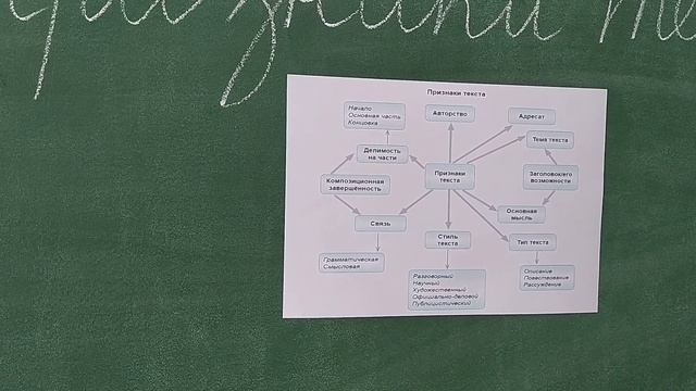 Русский язык 6 класс. Текст. Признаки текста.