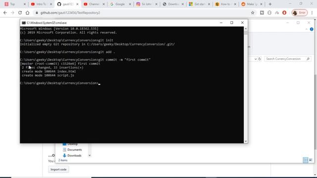 How to Upload Your Project to Github Using Git Command смотреть онлайн
