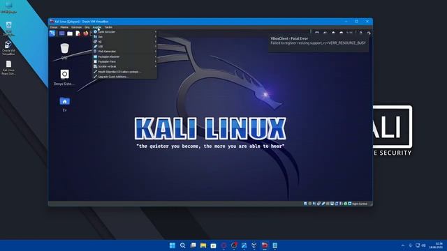 VirtualBox + Kali Linux Kurulumu 2023 смотреть онлайн