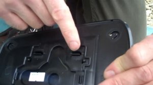 How to change mirror glass in Nissan Navara D40 pickup Wing Mirror