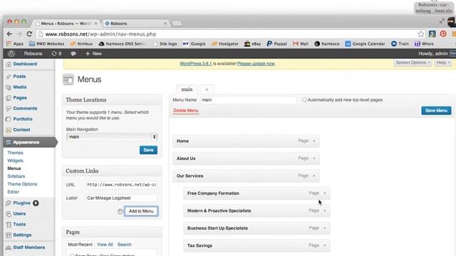 Adding a custom link to a menu in wordpress смотреть онлайн