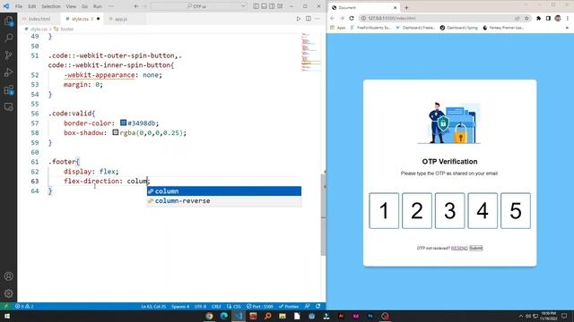 How to Make OTP Account Verify Ui design | OTP-Verification UI Using JAVASCRIPT | JavaScript Projec смотреть онлайн