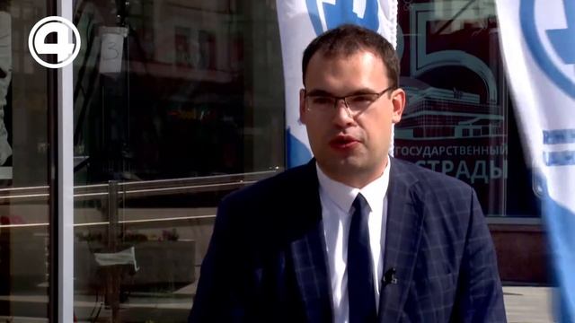 День парада. Голос Парада Победы - Роман Дорохин в Доме Четвертого канала