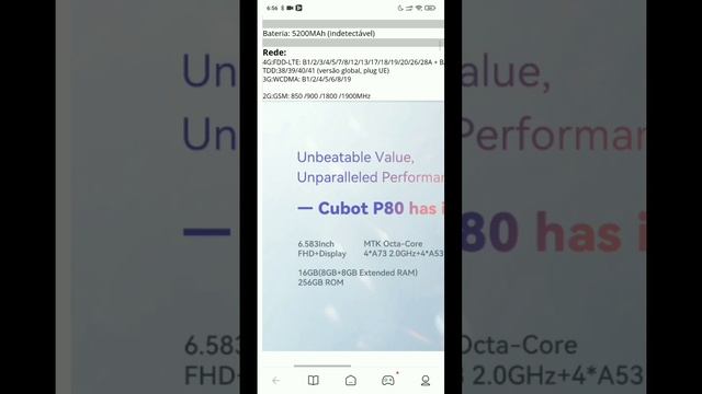 CUBOT P80 OLHA QUE IMITAÇÃ@ TOP смотреть онлайн