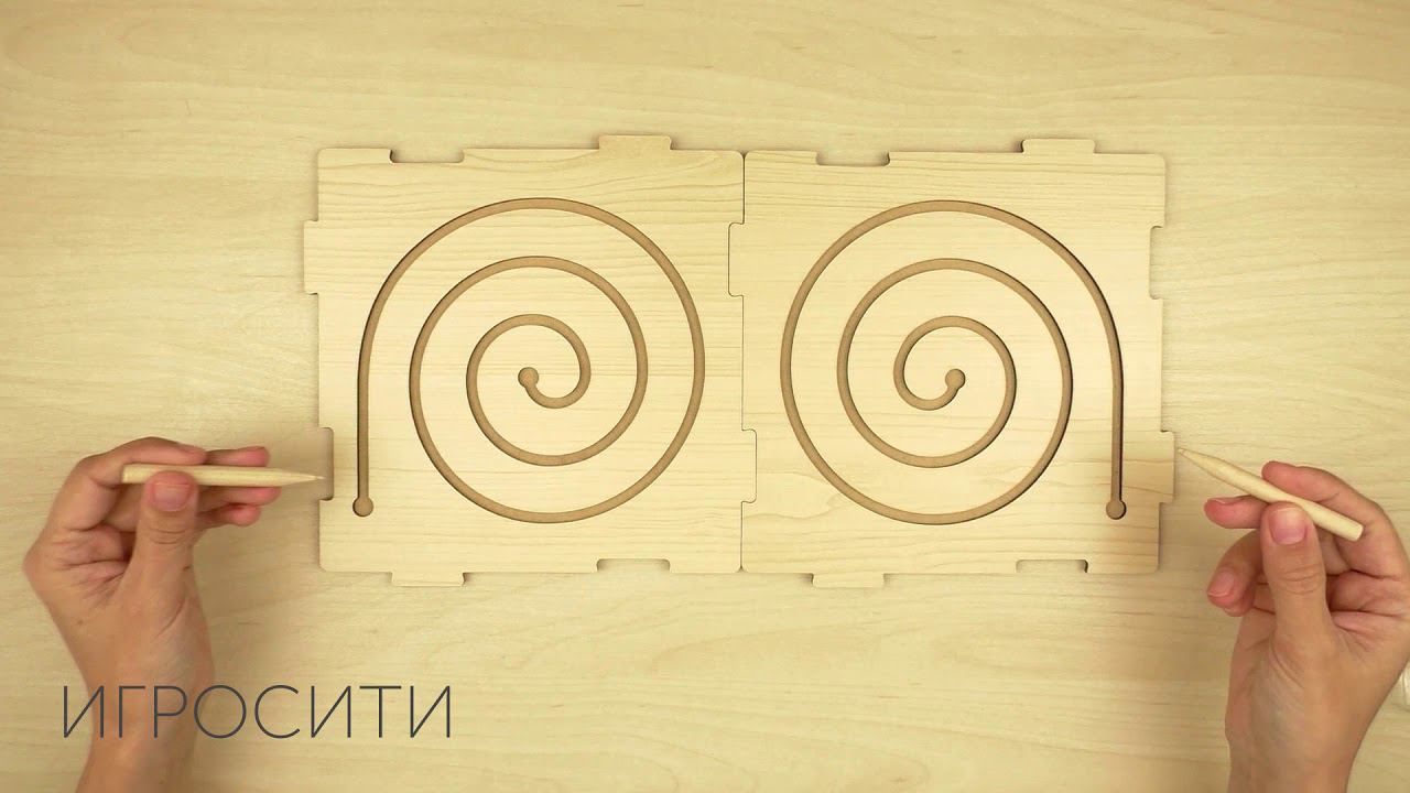 Графомоторный лабиринт «Круг», ToySib смотреть онлайн