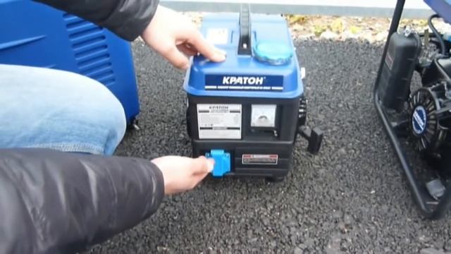 Инверторный бензогенератор КРАТОН GG-900i 2T смотреть онлайн