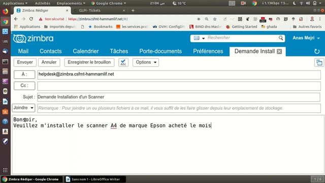 GLPI, Collecteur Créer Ticket par Mail/Collector Create Ticket by Mail, Mejdi Chraki Feb 2019 смотреть онлайн