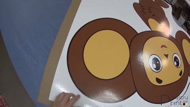 Чебурашка - ростовая фигура из картона. смотреть онлайн