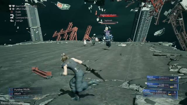 Final Fantasy VII Remake - Sephiroth FINAL BOSS FIGHT @ 1080p ᴴᴰ ✔