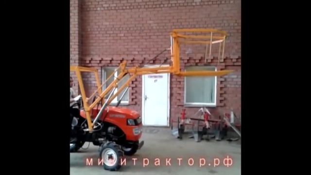 Стогомёт на минитрактор Уралец смотреть онлайн