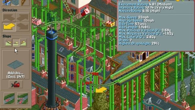 Let's Play Rollercoaster Tycoon Corkscrew Follies 105 - Urban Plague смотреть онлайн