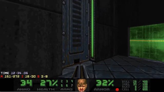 Doom II — Pagodia — Map 09 (Mass Production) UV-MAX (With Commentary) смотреть онлайн