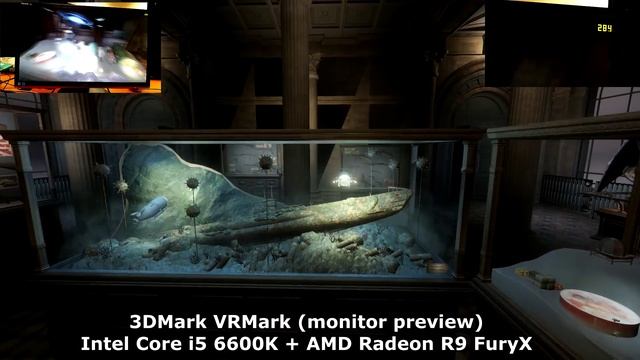 3DMark VRMark (monitor preview) - AMD Radeon R9 FuryX test смотреть онлайн