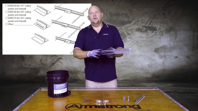 Install Wall Angle at Ceiling Height | Armstrong Ceiling Solutions смотреть онлайн