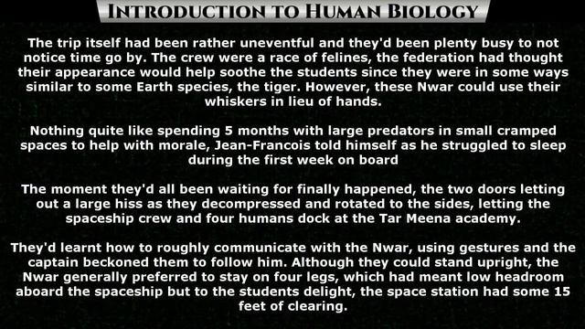 Introduction to human biology Ch.2 of 10 | Science Fiction Audiobook смотреть онлайн