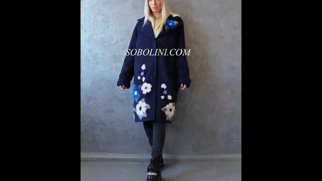 МЕГА крутое пальто с норковой аппликацией, 100% эксклюзив в одном размере! Sobolini смотреть онлайн