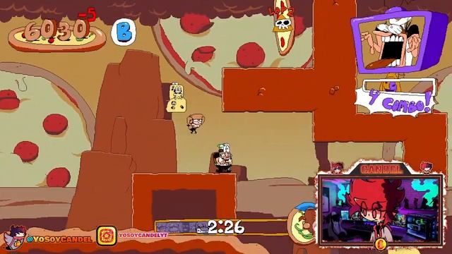 ¡MODS del PIZZA TOWER en directo! ¿Qué le pasó a los toppings :'v? смотреть онлайн